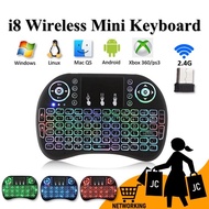 i8 Mini Keyboard air mouse 2.4Ghz Wireless Touchpad Keyboard and Mouse For Tx3 mini TX6 TX6s T9 MXQ