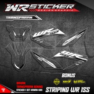 WR Sticker Wr 155 Transparent Motorcycle Striping Sticker WR 155 Material Latest Simple MotifBENING 