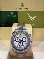 (Sold) 全新全原膜 Full Sticker 2022年 Rolex 116500 116500LN SS Daytona white dial Panda