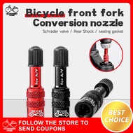 Bike Fork Schrader Valve Adapter MTB Road Bicycle Air Inflatable Bicycle Air Fork Extension