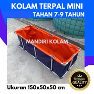 A20 PVC pipe frame tarpaulin pool size 50x150x50 / 150x50x50 for fish farming