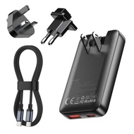 Vyvylabs 65W Wall Charger ชาร์จเจอร์ ultra-thin 65W GaN 2C + U CN ปลั๊ก USB Type-C QC4.0 PD 3.0ที่ชา