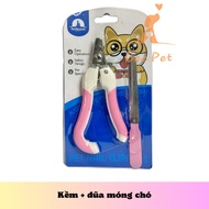 Dog nail clipper and file set