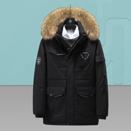 Hitchie Hoodie Winter Down Jacket Men Woman Windbreaker Fleece Coat Baju Sejuk Tebal Parka Korean Wi