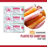 100pcs Patok Ice Candy Plastic Bag size 2