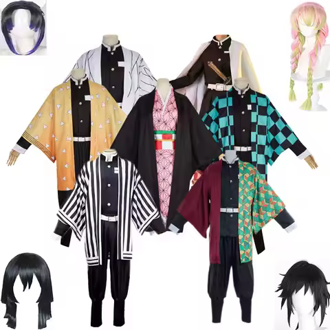 Anime Cosplay Tanjiro Nezuko Cosplay Shinobu Costume Japanese Anime Cartoon Halloween Costume Christ