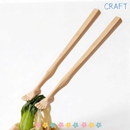 CRAFTML 1pair Foot Shape Chopsticks, 22cm With Straw Toe-Shaped Chopsticks, Novelty Easy-to-Use Ligh