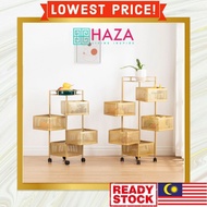 HAZA | RITZ Kitchen Multi purpose Gold Rack Shelves Rak Rizalman bawang dapur drawer bertingkat besi IKEA KAISON ssf