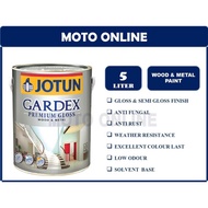 Jotun Gardex Gloss &amp; Semi Gloss 5LT/Cat Kayu &amp; Besi/Cat Minyak/jotun