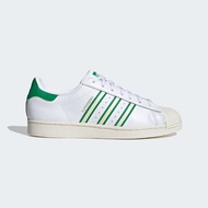 Adidas รองเท้าผ้าใบผู้ชาย Superstar | Cloud White/Off White/Green ( GX9878 )