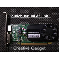 Nvidia Quadro K620 - 3D Display Card - VGA Workshop - 2 GB - Maxwell Support 4K - Firmware Update - 