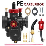 ZSDTRP PE Carburetor model 17/19/22/24/26/28mm Flange Carburetor Fit 100cc 125cc-250cc Dirt Pit Bike