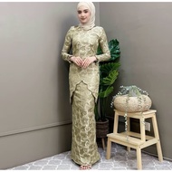 [ PRELOVE ] New Item SAGE GREEN | KHADEEJAH KURUNG BROCADE 3D - S