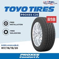 TOYO PROXES Comfort IIs Tyre - 18 Inches [Installation Provided] C2S | 225/40|245/40|215/45R18