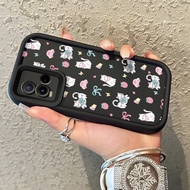 HP Phone Case For VIVO Y21 Y21s Y21T Y21E Y21A Y21G Y33T Y33s Case Cartoon Kitten Icon Softcase Sili