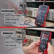702S 2 in 1 Handheld Digital Automotive Oscilloscope Multimeter, Single Channel 10MHZ Bandwidth,64Kb