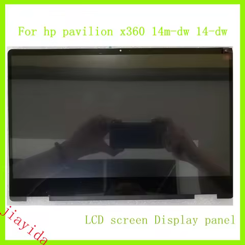 for HP Pavilion X360 14-DW Series 14 DW 14M-DW LCD Screen Display Panel Touch Digitizer Bezel Assemb