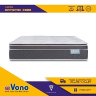 Vono SpinePro 2000 Mattress, 13 inch Elite Pocketed Posture Spring with Latex (Single, Super Single,