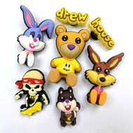 SET CHARM CROCODILE DREW HOUSE Jibbitz with shoes Drew house model Set of 7