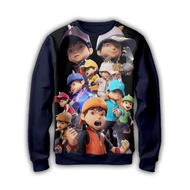 Boboiboy v9 TV Anime Children's Sweater 3D Printing Cartoon Animation for Children Ages 1-12 Years