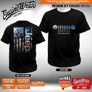 Jeep T-shirt Car T-shirt Offroad Shirt 4x4 4WD Four wheel drive CJ7 willys wrangler rubicon automoti