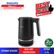 Philips 1.7 Liter Double Walled Stainless steel Electric Water Kettle Jug with temperature control  HD9395/90 HD9396/90