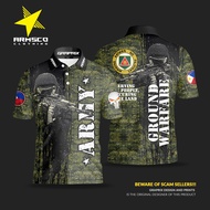 Army V1 Tactical Polo Shirt Full Sublimation - CUSTOMIZE