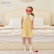 VACAY INDEED | Mini Darlyn Dress Sunshine Gingham เดรสเด็กผู้หญิง / พร้อมส่งค่า
