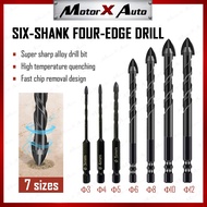 7 Sizes Carbide Glass Tile Drill tile mosaic Bit Set Ceramic Wall Plastic Wood concrete Hole Opener 