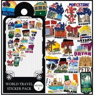 Travel sticker series 3 / world travel sticker pack series 3 / luggage sticker series 3 / country st