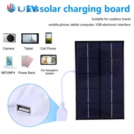 5W 5V Portable Solar Panel Polysilicon USB Solar Charging Panel Solar Panel Charger for 3-5V Battery