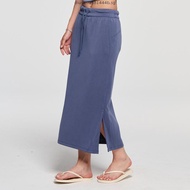 Eyouth 1960 Women Casual Drawstring Midi Skirt Pants