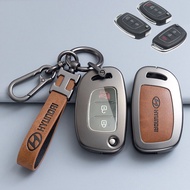 For Hyundai 2025 Hyundai HB20/HB20S 2015-2024 Azera/ix35/HB20X Zinc Alloy Key Cover Casing Key Case 
