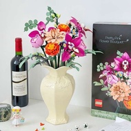 lego flower bouquet lego brick Lego Fendai Bouquet 10342 French Embossed Ceramic Vase Desktop Decora
