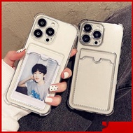 Softcase Slot Card Holder Case OPPO Reno11f a60 Realme note 50 c55 c63 C51s C67 12pro plus A16e 11 P