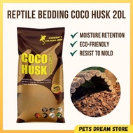 Reptile Bedding Coco Husk Coarse Grade 20L coconut chips soft snake bedding lizard tortoise substrat