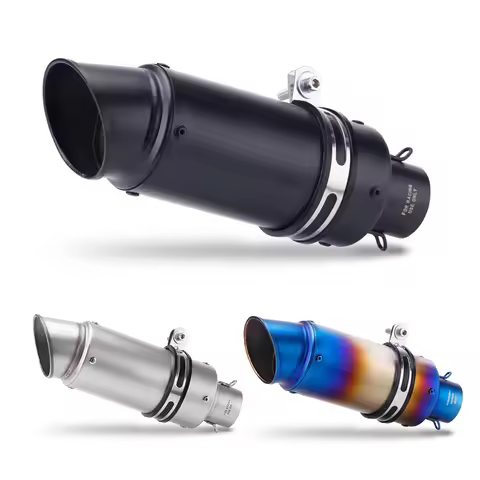 51MM motocross racing motorcycle muffler motorcycle SC exhaust project pipe For yamaha r3 r6 fz6 mt0