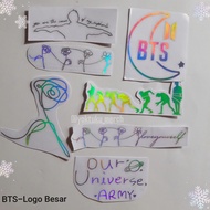 Sticker hologram custom lightstick (BTS NCT EXO Enhypen)