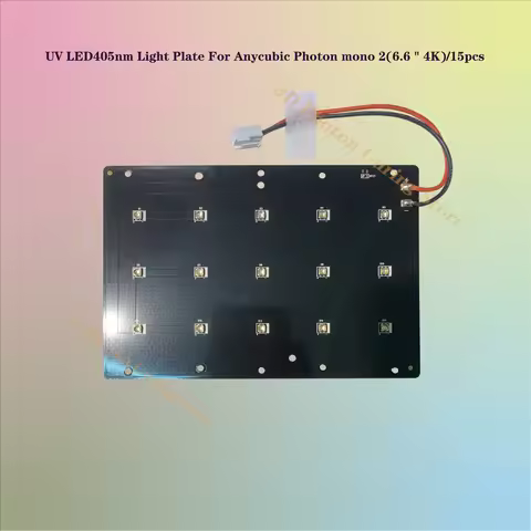 light source UV LED405nm Light Plate For Anycubic Photon mono 2/6.6-inch 4K/15pcs 3D printer exposur