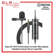 BOYA BY-M1S Universal Lapel Omnidirectional Condenser Microphone