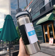 ขวดน้ำ 2 ลิตร แท้ กระติกน้ำ สแตนเลสเกรด 316 กระบอกน้ำเก็บอุณหภูมิ 1000ML ขวดน้ำสแตนเลส เก็บอุณหภูมิ