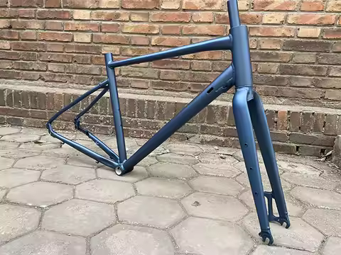 Gravel Road Bike Frame 700C Aluminum Alloy Disc Brake Off-road Road Bike Frames With Front Forks
