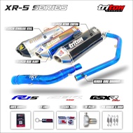Racing Exhaust for CBR 150R, R15, CB150R, GSX-R 150 Triton Type XR-5 Full System -