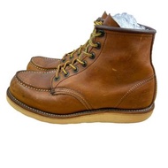 Redwing Red Wing 875 Tan Brown Leather Moc Toe Boots US 7½ E UK 6½ EU 40
