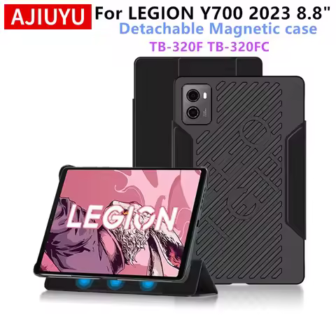 For Lenovo LEGION Y700 2023 Case TB-320F 320FC Detachable Magnetic Smart Cover for Legion Game Table