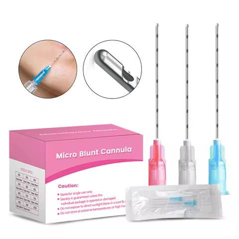 Promotional Blunt Cannula Sterility Fine Care Sterile Price 50mm 70mm Blunt Tip Microcannula Needle