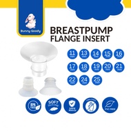 Bunny Goody Insert 𝗕𝗿𝗲𝗮𝘀𝘁 𝗣𝘂𝗺𝗽 𝗙𝗹𝗮𝗻𝗴𝗲 𝗜𝗻𝘀𝗲𝗿𝘁 Silicone Funnel BPA Free