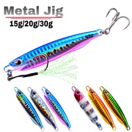1PC Metal Jig 15g/20g/30g Micro Jig/Slow Jig/Ikan Jig/Umpam