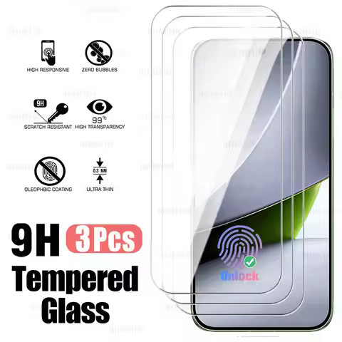 3Pcs Tempered Glass Cover For Xiaomi Poco F8 F9 Pro Ultra 5G Screen Protector Clear Unlock Protectiv