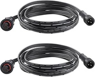 ALITOVE 16.4ft 3 Pin xConnect Extension Cable with 17mm Male & 12mm*23mm Female X-Connector 18AWG Po